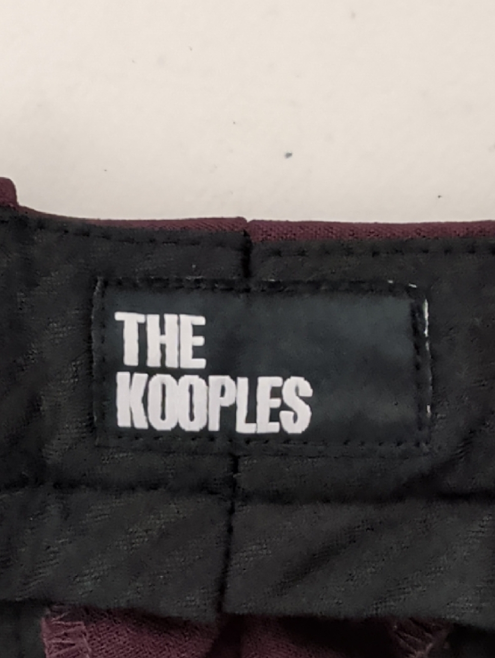 The Kooples Plum Straight-Leg Trousers - Picture 6 of 9
